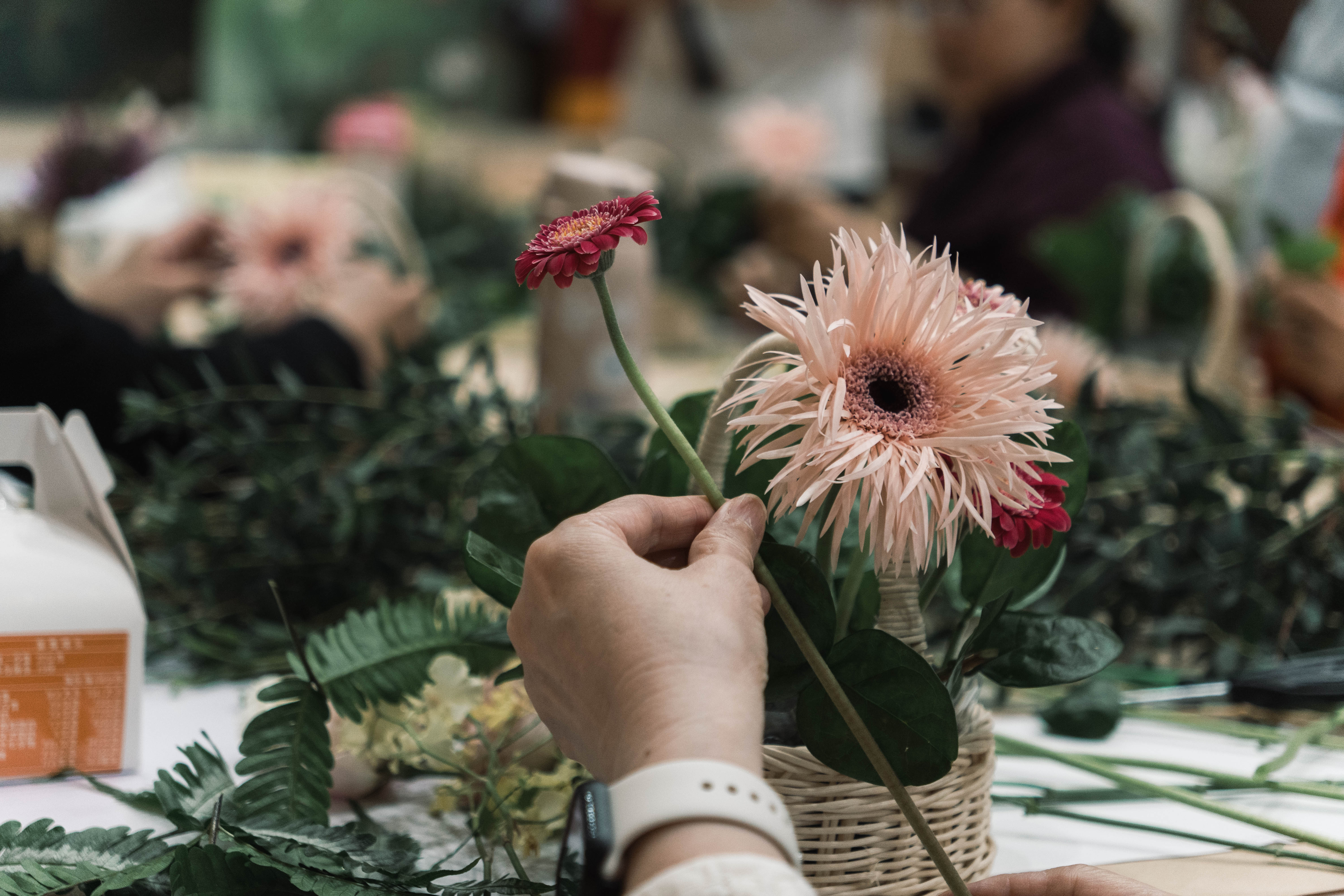 💐 鮮花與乾燥花交織成生命的印記， 見證這兩天心靈旅程的溫柔軌跡。